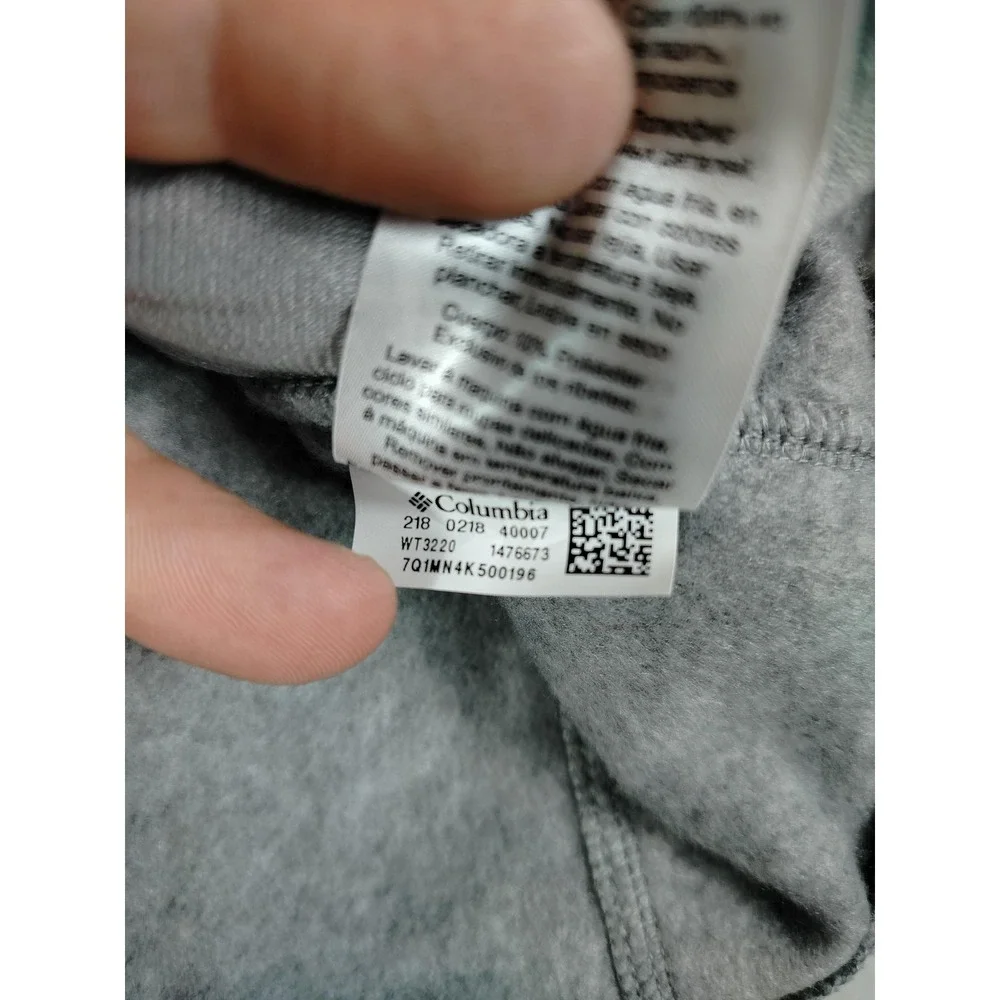 Columbia Jacket Mens 3XLT Gray Fleece Steen Moutain 2.0 Outdoor Hiking Gorpcore